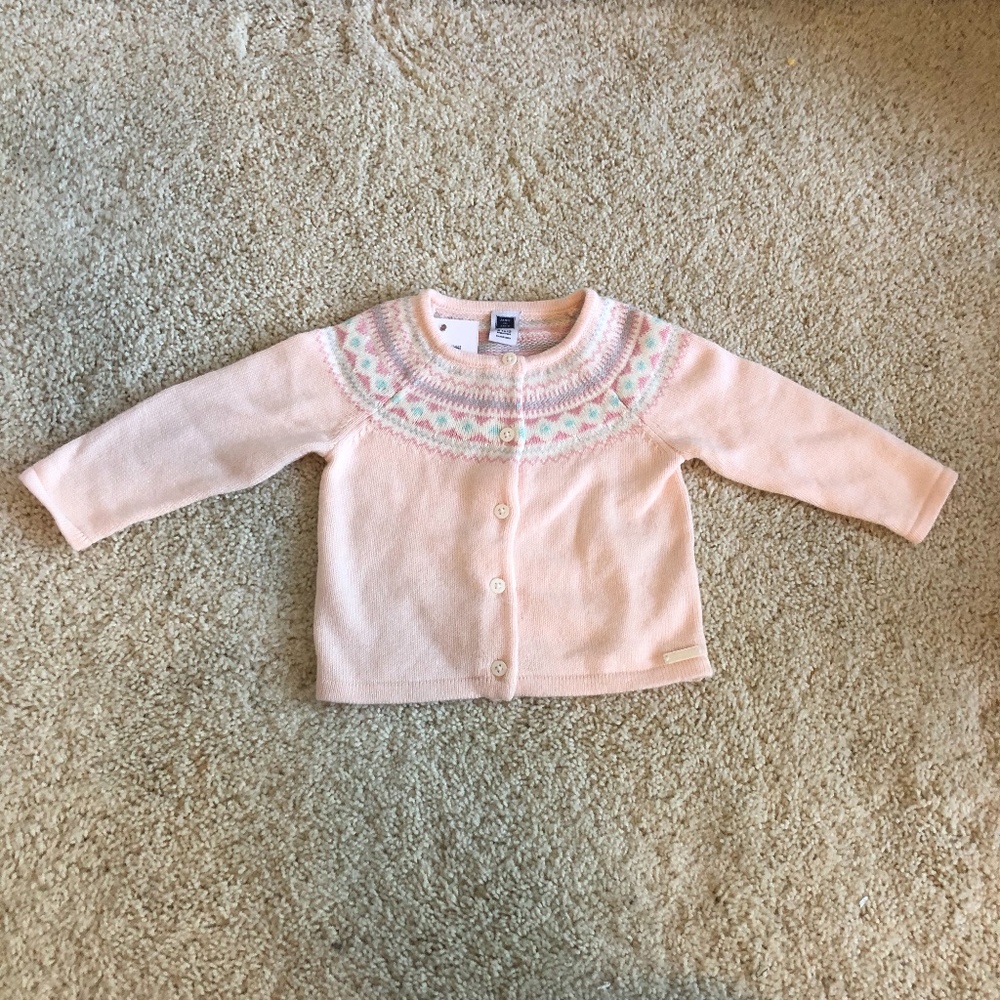 Janie and Jack Pink Cardigan